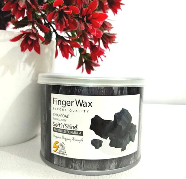 Charcoal Soft N Shine Finger Wax 225gm