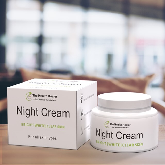 Brightening Night Cream for Clear, White Skin